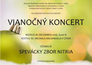 Vianočný koncert - 18.12.2016 1