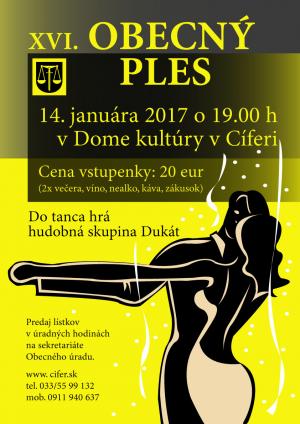 Obecný ples - 14.1.2017 1
