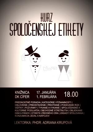 Kurz spoločenskej etikety - 1. časť 1