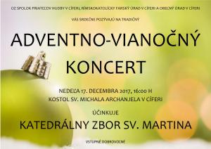 Adventno-vianočný koncert - 17.12.2017 1
