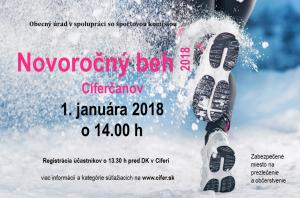 Novoročný beh Cíferčanov - 1.1.2018 1
