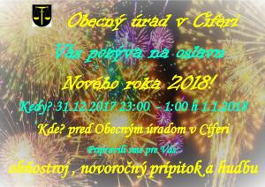 Oslava Nového roka 2018 1