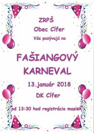 Fašiangový karneval - 13.1.2018 1