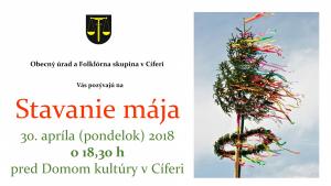 Stavanie mája - 30.4.2018 1