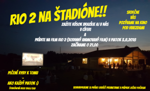 Letné kino pod hviezdami - RIO 2 - 3.8.2018 1