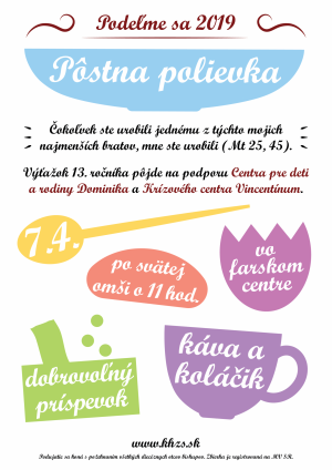 Podeľme sa - 7.4.2019 1