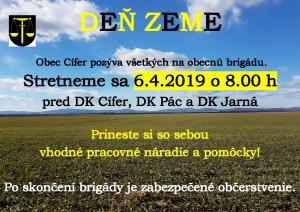 Obecná brigáda pri príležitosti Dňa zeme - 6.4.2019 1