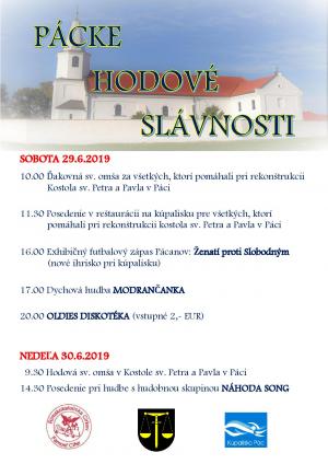 Pácke hody - 29.-30.6.2019 1