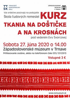 Kurz tkania na doštičke a krosnách 2