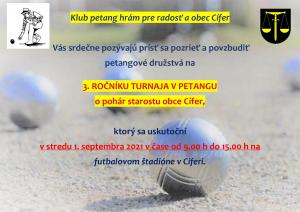Turnaj v PETANGU 1