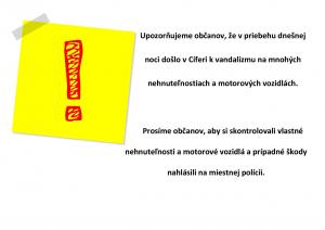 Upozornenie