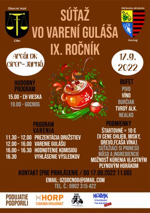 Súťaž vo varení guláša v miestnej časti Jarná - Cífer 1