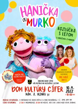 Pesničkovo-divadelné vystúpenie HANIČKA A MURKO 2