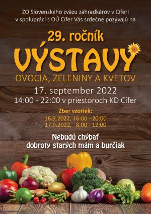 VÝSTAVA OVOCIA, ZELENINY A KVETOV 1