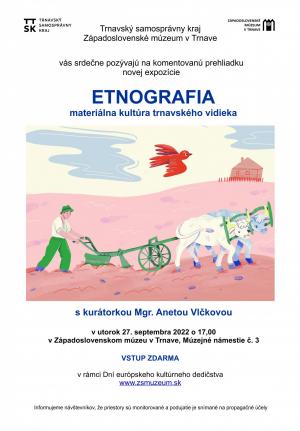 Etnografia – materiálna kultúra trnavského vidieka 1