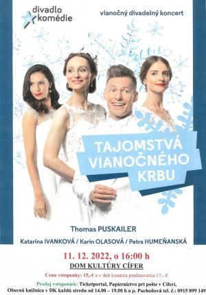 Divadelný koncert TAJOMSTVÁ VIANOČNÉHO KRBU 1