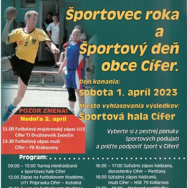 Športovec roka a športový deň obce Cífer 3