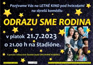 Letné kino pod hviezdami 1