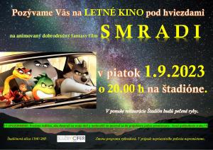 Letné kino pod hviezdami 1