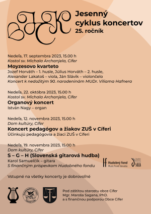 Moyzesovo kvarteto (25. ročník Jesenného cyklu koncertov) 2