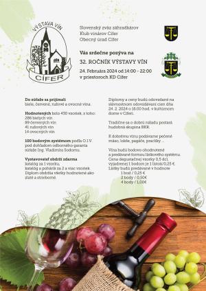 32. ročník výstavy vín 2