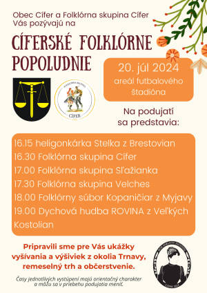 Cíferské folklórne popoludnie 1
