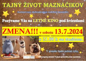 Letné kino pod hviezdami 2