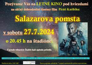 Letné kino pod hviezdami 1