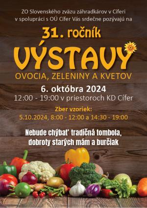 VÝSTAVA OVOCIA, ZELENINY A KVETOV 1