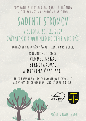 SADENIE STROMOV 1
