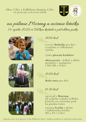 Pálenie Moreny a nosenie letečka, 13.4.2025 1