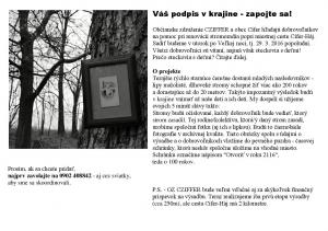 Výsadba novej lipkovej aleje - PRIDAJTE SA 1
