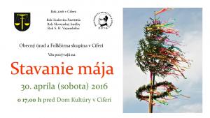 Stavanie mája - 30.4.2016 2