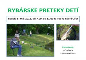 Detské rybárske preteky - 8.5.2016 1