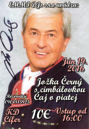 Jožka Černý s cimbálovkou 1