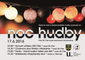 Noc hudby - 17.6.2016 2